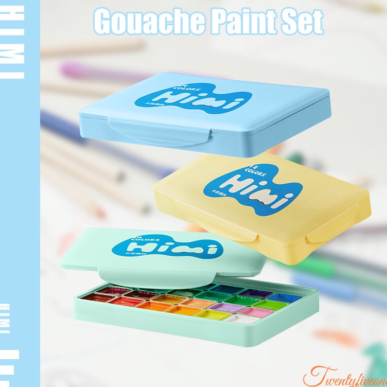 

KODE L1U5 Ready Miya Himi Gouache Paint Set 1824 Warna 3ml Cat Untuk Cat Cat Air Perlengkapan Seni Murid