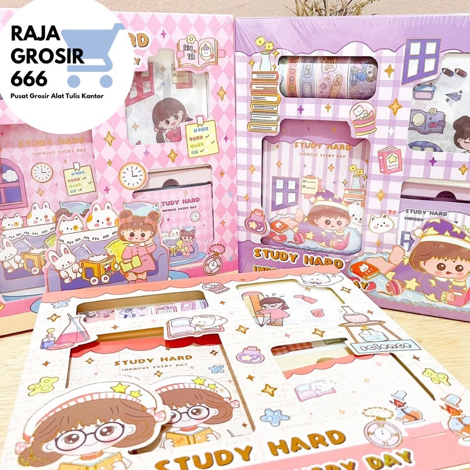 

Serbu Obral JURNAL 4 IN 1 KODE S1 STUDY HARD WASHI TAPE STICKERSTICKY NOTESNOTEBOOK A5