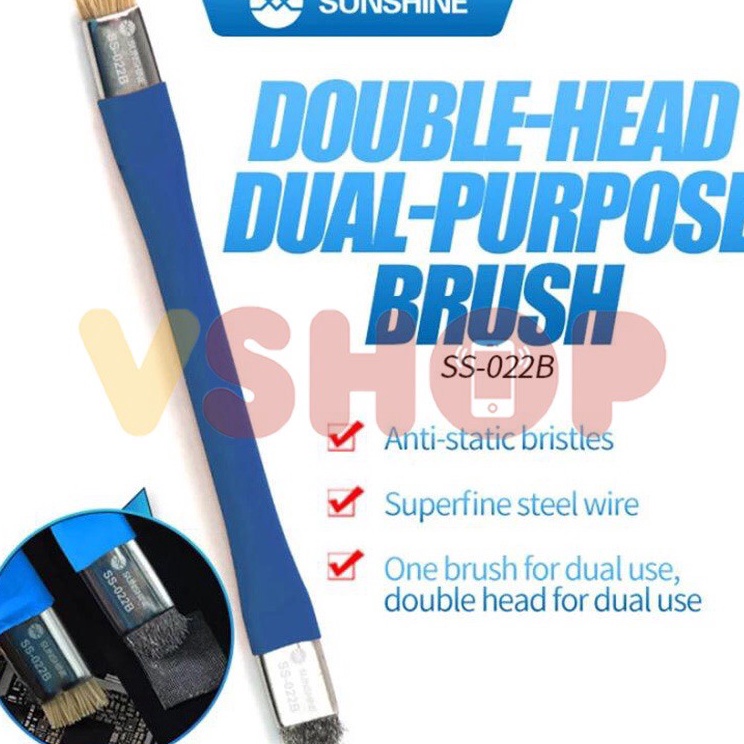 

Langsung Pesan KUAS LEMBUT KUAS KAWAT ANTISTATIC BRUSH SUNSHINE SS22B 2IN1