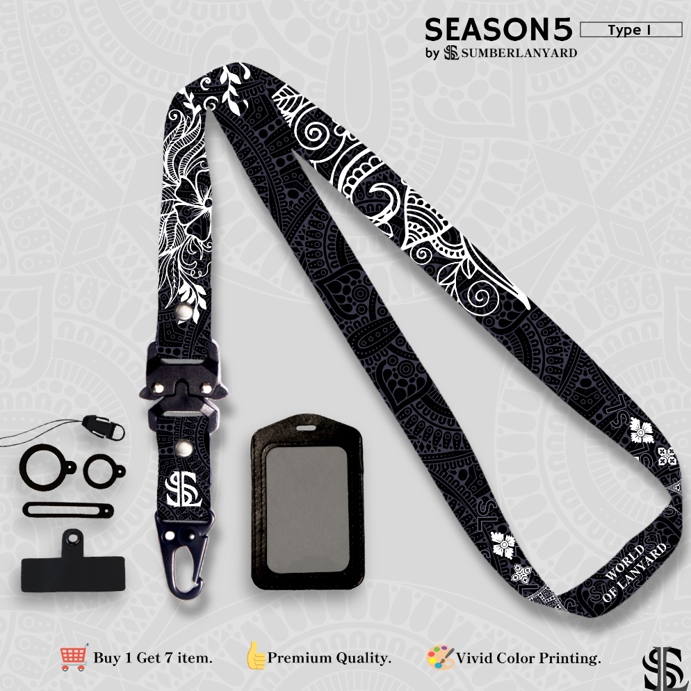 

KODE R99P Sumberlanyardid Lanyard Id Card Printing 2cm Etnik Series Etnik V2