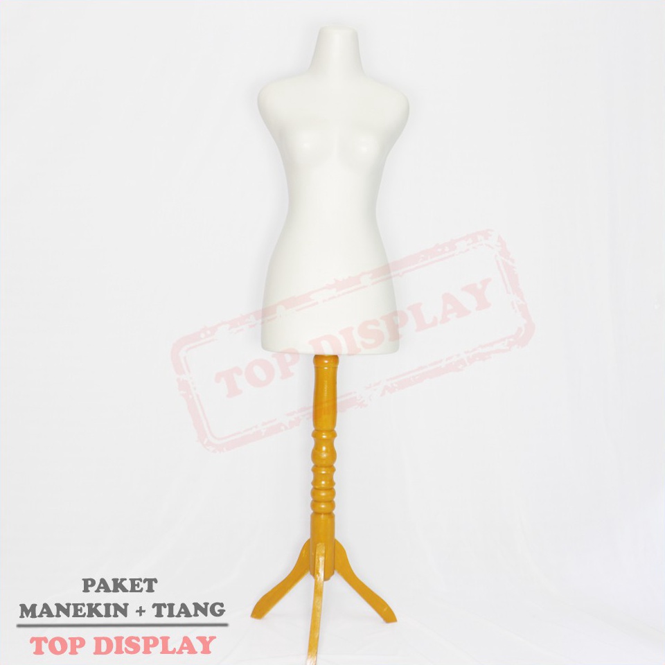 

KODE X6V5 manekin dm buthek kaki kayu manekin wanita set manekin setengah GOJEK