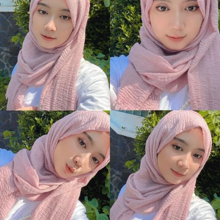 Hadir Hebat  Pashmina Crinkle  Pashmina Dubai Crinkle  Jilbab Pashmina Crinkle Rawis