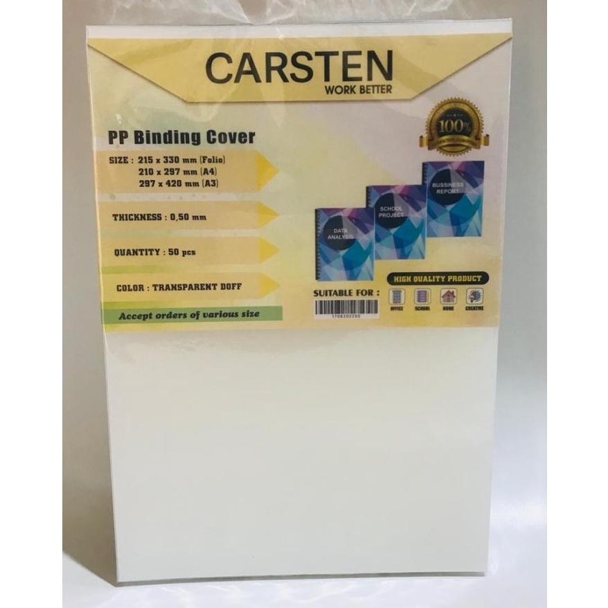 

Ready Terlaris Cover mika Jilid Doff 5mm A4 isi 5 lembar