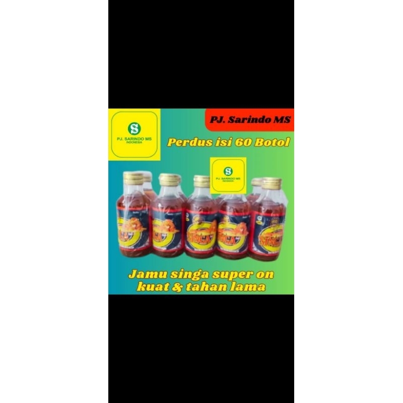 

jamu singa super on perdus isi 60 botol