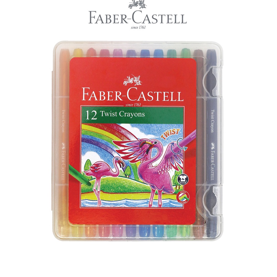 

Update Murah FaberCastell Twist Crayon set 12