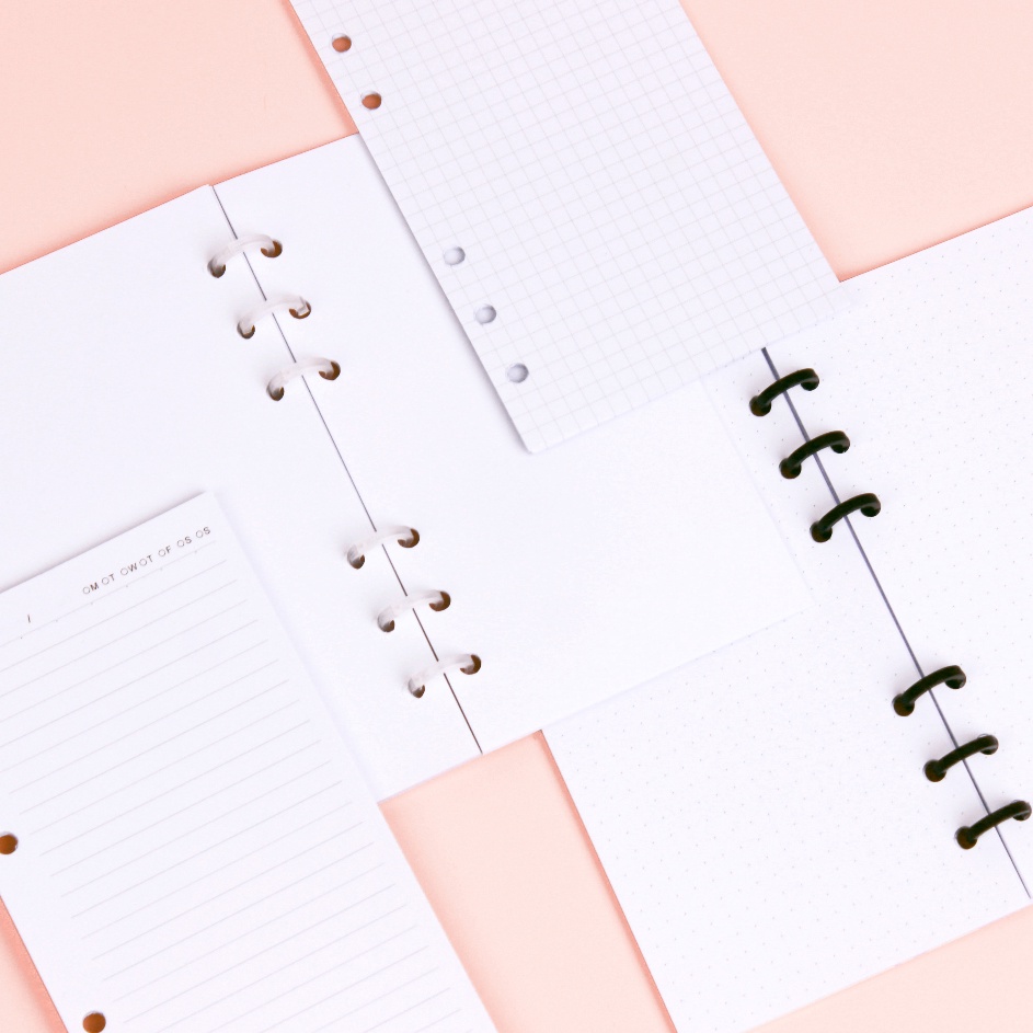 

Spesial Hemat Loose leaf A6 Personal 1 gsm Kertas Binder by bukuqu