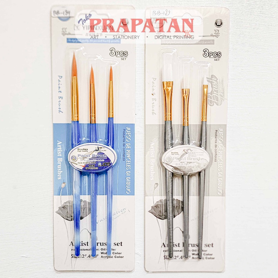 

Big Discount Kuas Lukis Yipinxuan Hokka Set 3pcs Paint Brush Set