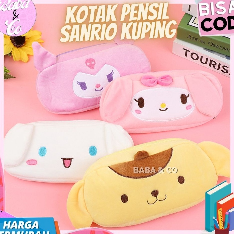 

Murah Terupdate KOTAK PENSIL SANRIO KUPING V1 TEMPAT PENSIL KAIN SANRIO KUROMI PURIN KOTAK PENSIL CINNAMOROLL KAIN PLUSHY