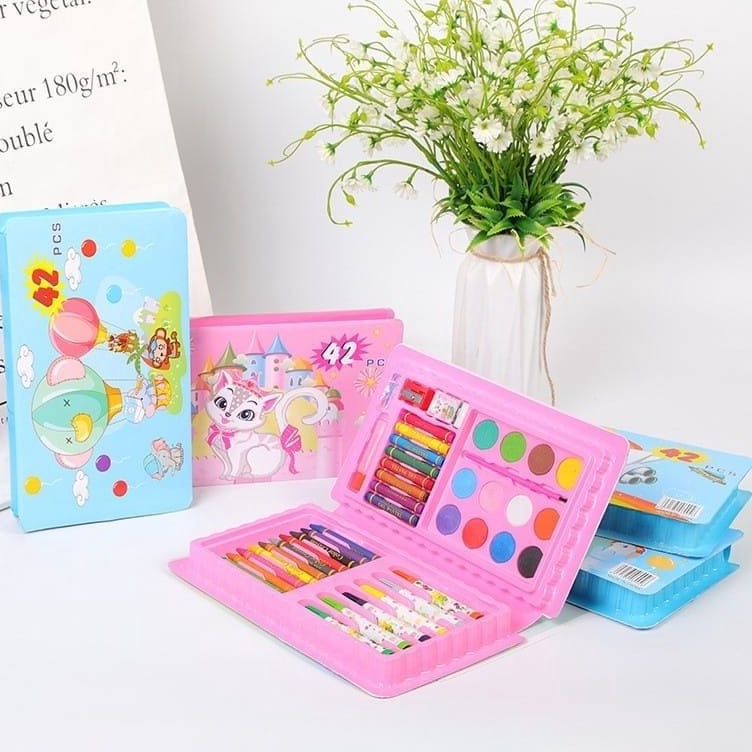 

Super Spesial CRAYON MEWARNAI 42PCS CRAYON LUKIS ANAK 42PCS SET PENSIL WARNA ANAK
