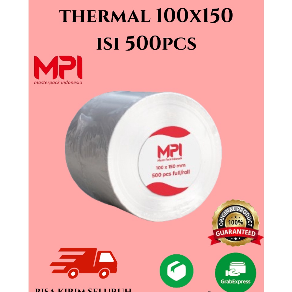 

Paket Populer KERTAS LABEL THERMAL 1x15 Sticker THERMAL RESI 5 PCS