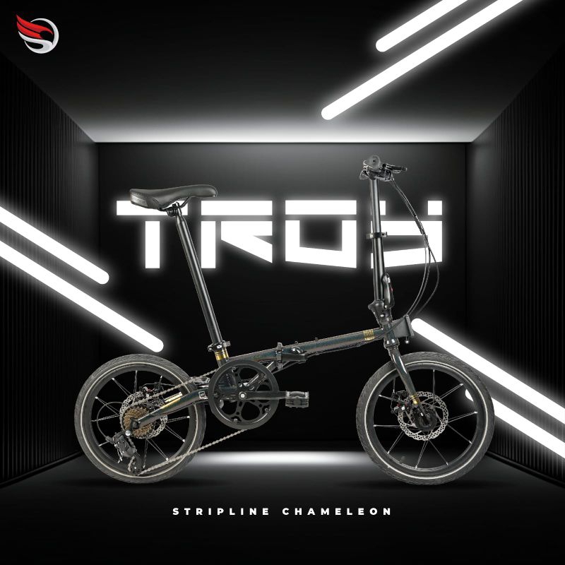 ELEMENT FOLDING TROY 16" 8sp STRIPLINE CHAMELEON