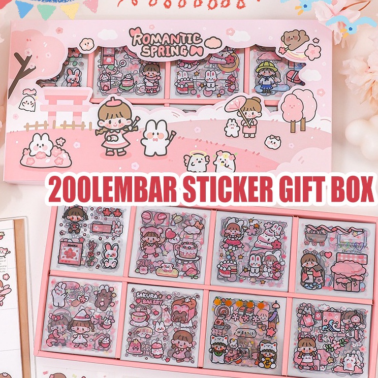 

Borong Meriah 2 Lembar Stiker PVC Motif Kartun Lucu Untuk Dekorasi Scrapbook