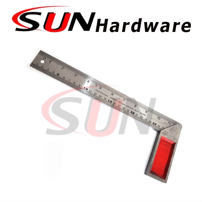 

Segera Order Penggaris Siku Tukang 3 Cm Stainless Pasekon Pengaris Angle Square