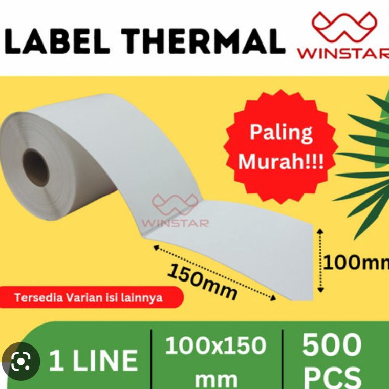 

KODE H68Y LABEL STICKER THERMAL 1 X 15 isi 5 pcs BARCODE 1X15 UKURAN A6 kertas resi thermal kertas label kertas resi thermal 1 X 15 isi 5 pcs Resi thermal 1 x 15 isi 25 pcs label thermal 1x15 isi 25 pcs