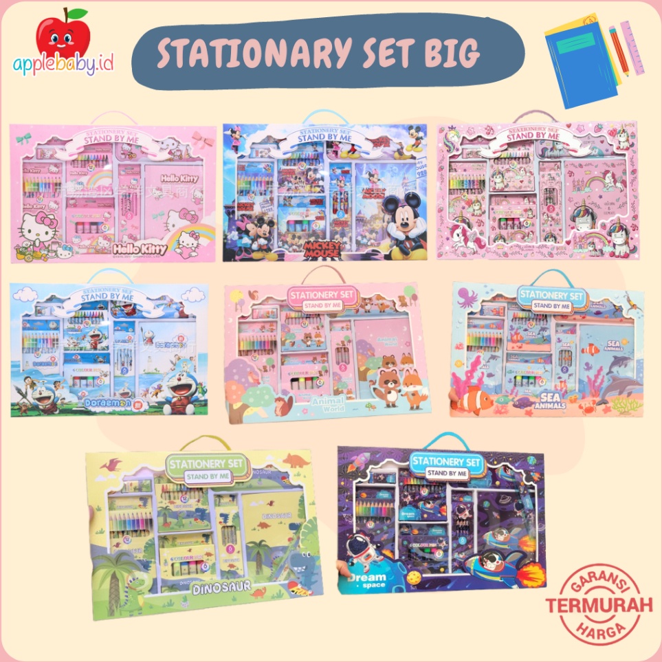 

KODE A66W Stationary Set Big Peralatan Sekolah Anak Alat Tulis Set Perlengkapan Sekolah Anak Kado Ulang Tahun Anak