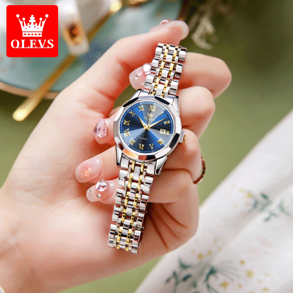 MURAH OLEVS Jam Tangan Wanita Original Terbaru Casual Fashion Anti Air Kekinian Jam Tangan Cewek