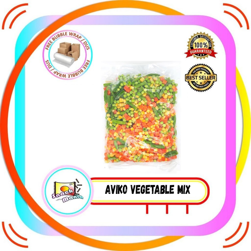 

Aviko Vegetable Mix 4 Way 1 Kg Sayuran Beku Jagung Wortel Kacang