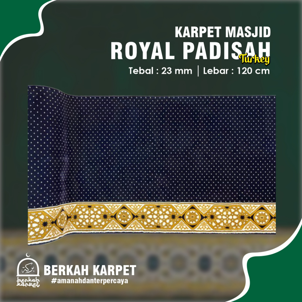 KARPET SAJADAH MASJID ROYAL PADISAH TURKI