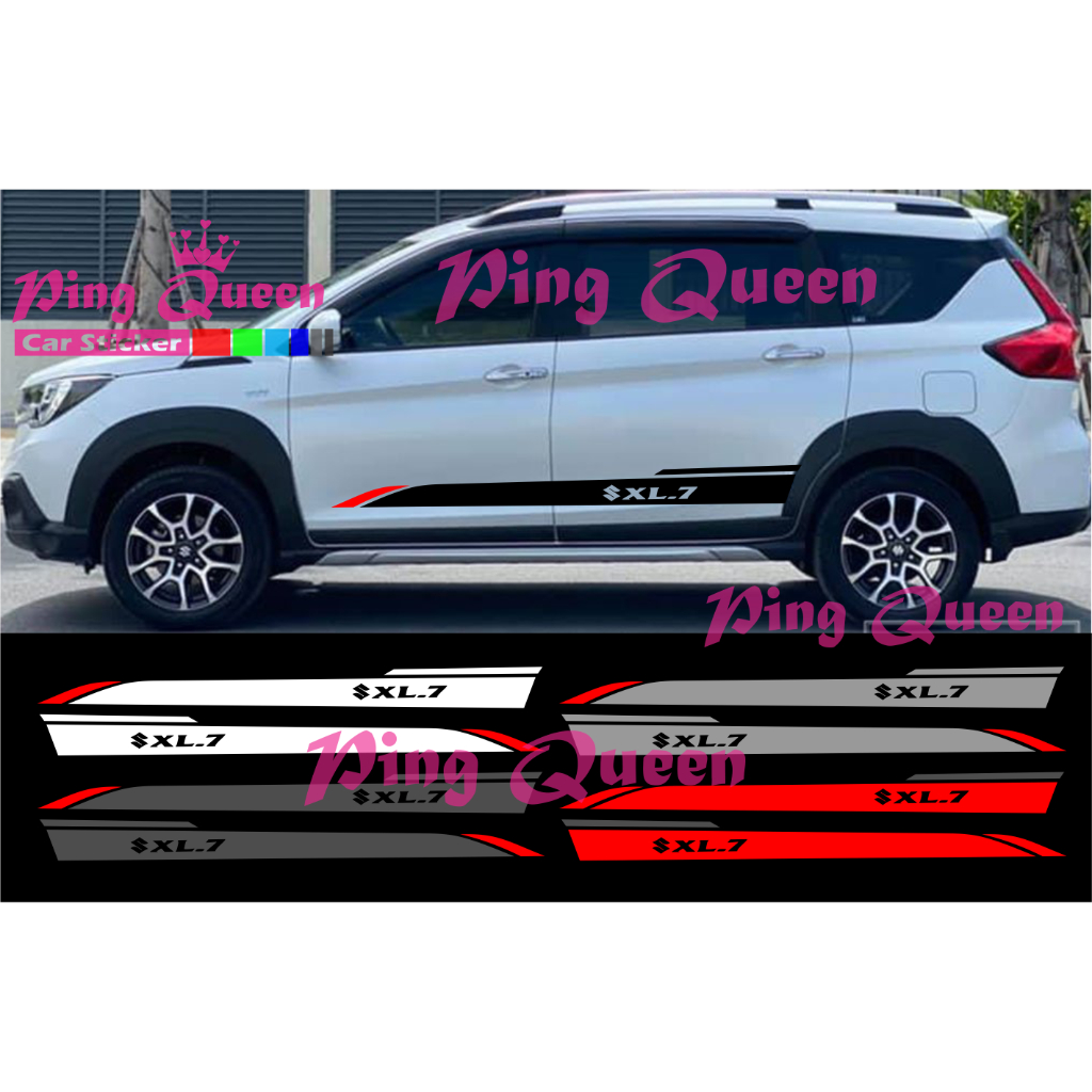 CUTTING STICKER MOBIL XL-7 STICKER LIST MOBIL SUZUKI XL-7