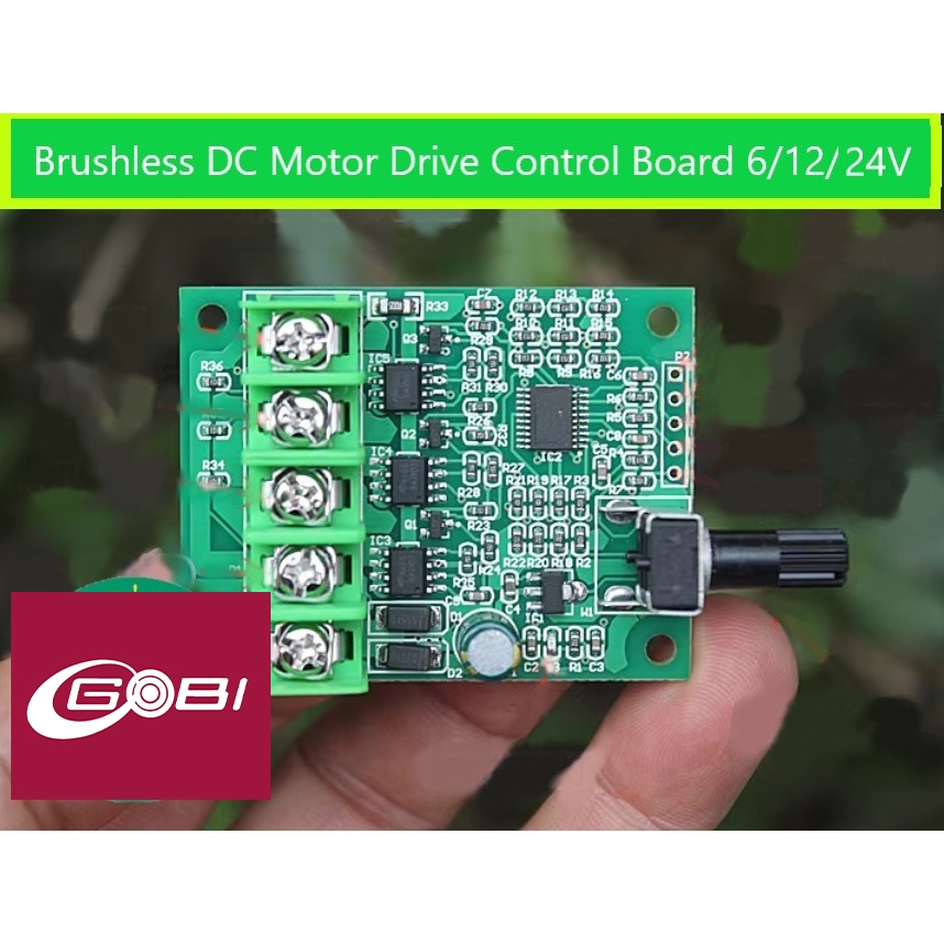 Brushless DC Motor Driver Control Board 6/12/24V (8469)