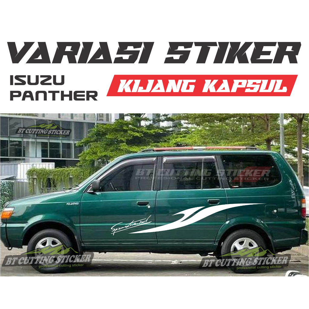 stiker kijang kapsul sticker mobil isuzu panther kijang kapsul stiker cutting kijang kapsul