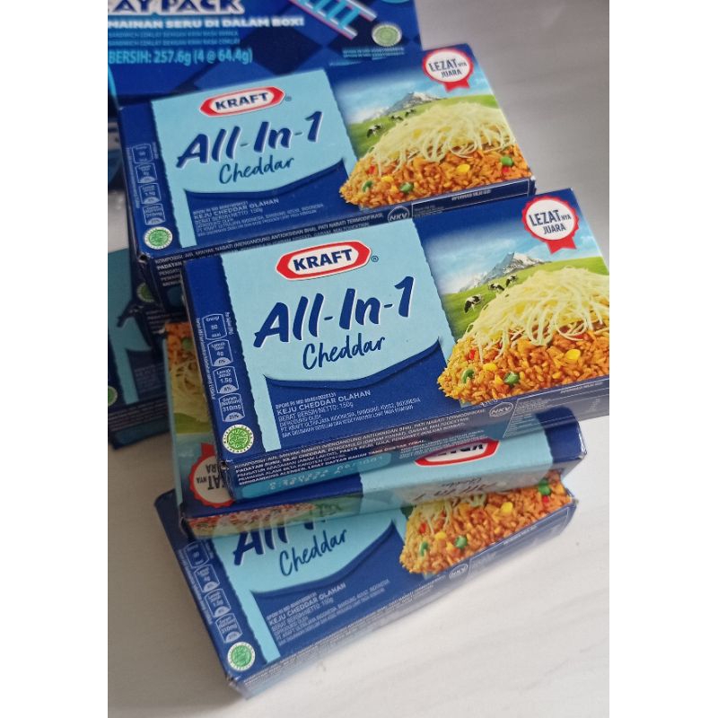 

Kraft Keju All in One cheddar 150gr