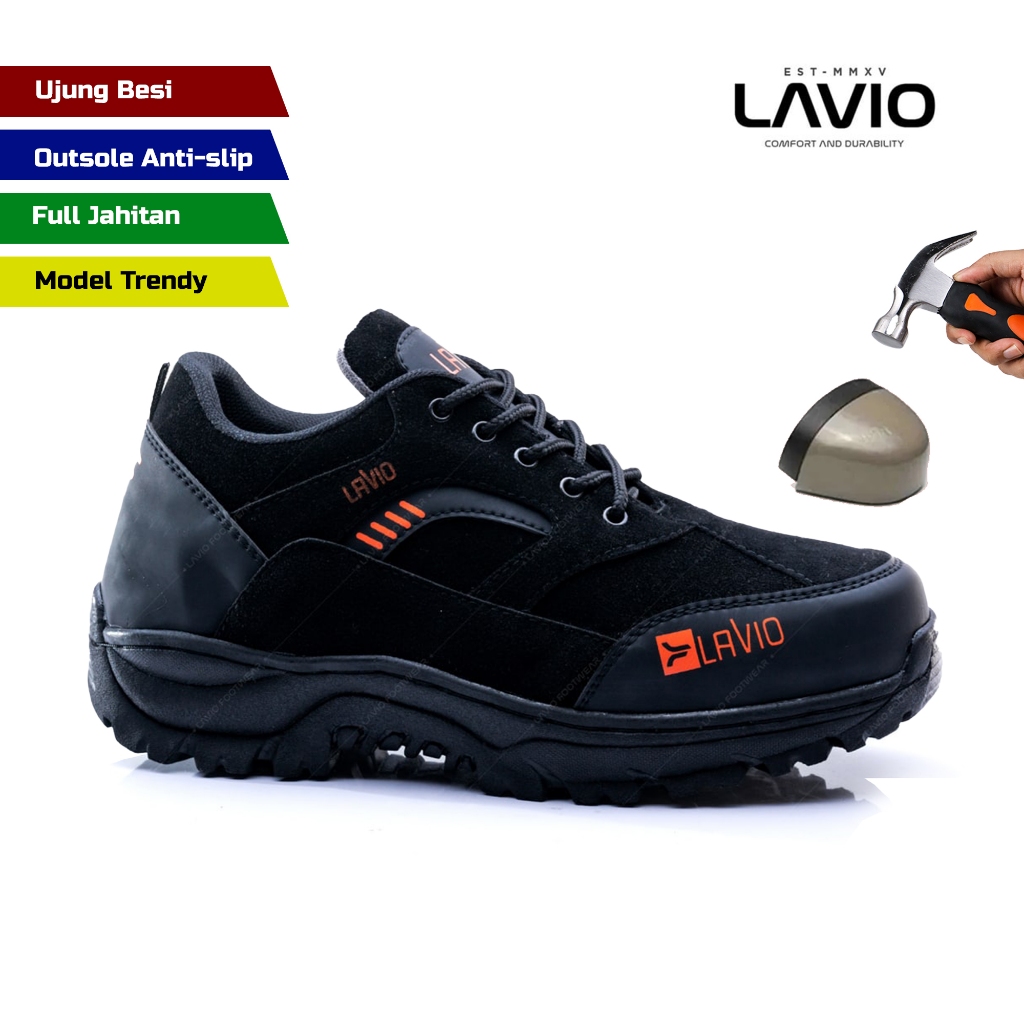 Sepatu Outdoor Pria - Safety Shoes Pria Original Lavio Fairy