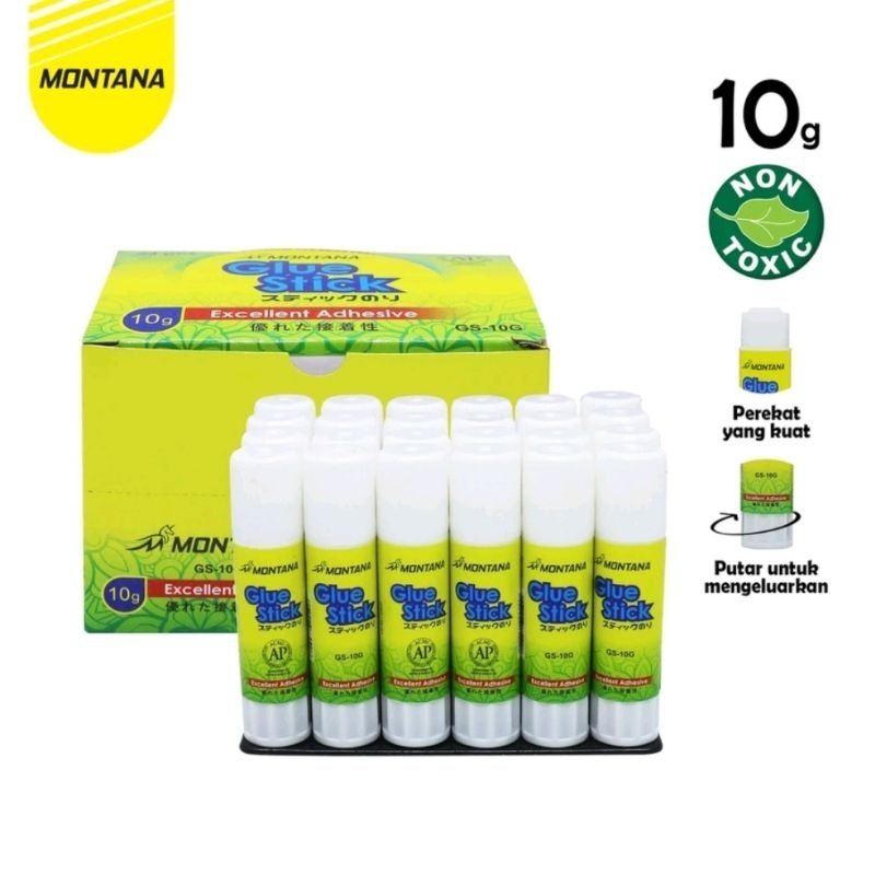 

Lem Stik Fancy Montana 10 gram - No Toxic Tidak Beracun
