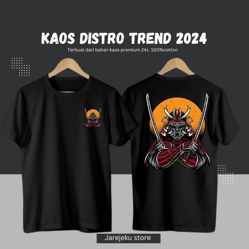 kaos samurai, kaos tema jepang, kaos samurai japan, baju samurai