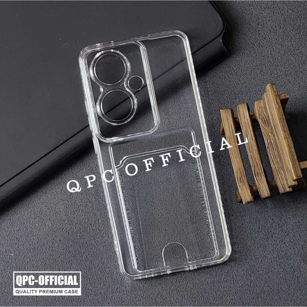 Oppo Reno 11F Card Case Bening Slot Kartu Case Oppo Reno 11F