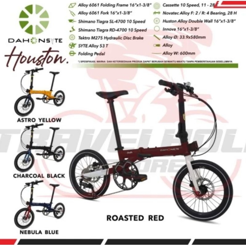 Sepeda Lipat 16 Dahon Syte Houston