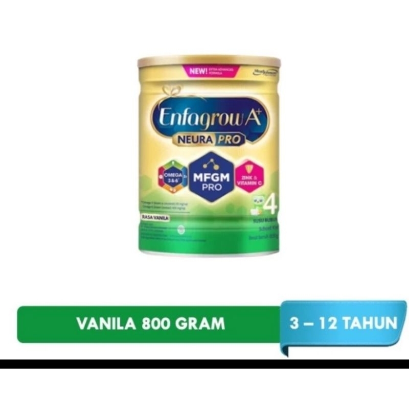 Enfagrow A+ Neura Pro tahap 4 vanilla 800gr exp sept 2026 enfagrow tahap 4 murah