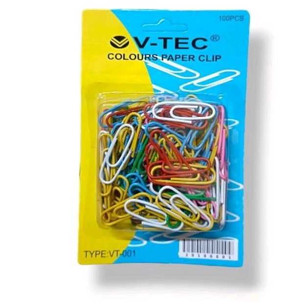 

klip kertas warna / paper clip warna / penjepit kertas ( 1 pc)