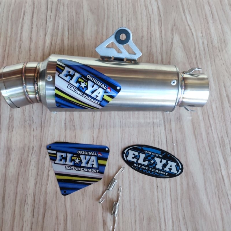 knalpot ELYA original dpj kompetisi 20cm inlet 50 mm