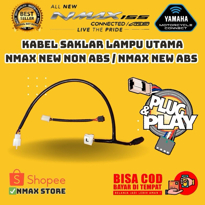 SAKLAR LAMPU UTAMA NMAX NEW V2 (Memanfaatkan Saklar SSS Untuk Mematikan Lampu Utama)