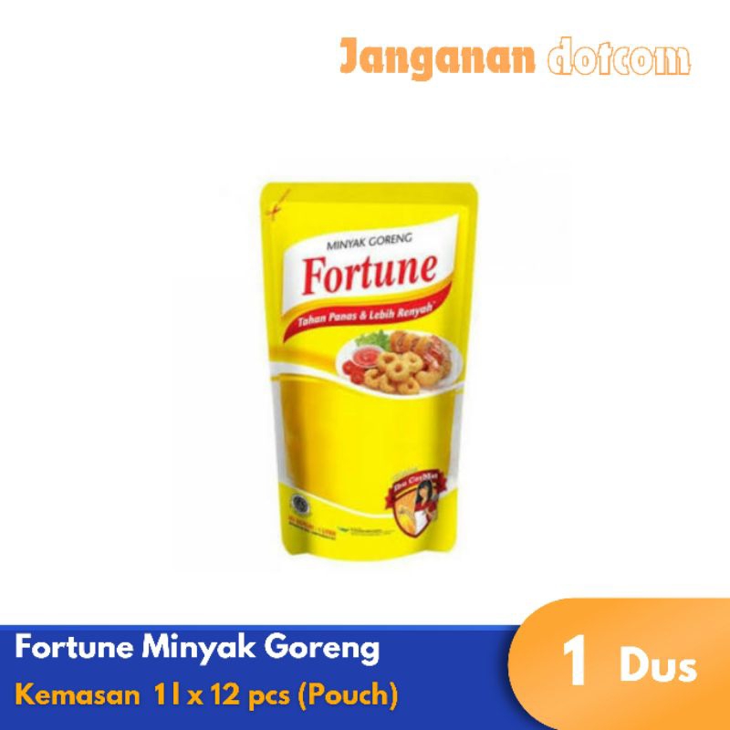 

Fortune Minyak Goreng 1 Liter 1 Dus x 12 Pcs Kemasan Pouch