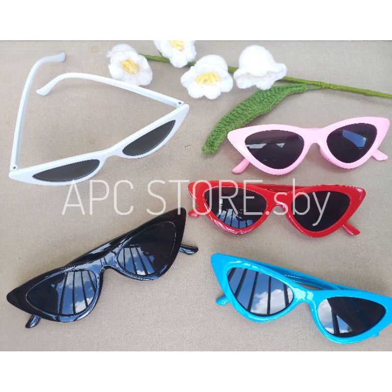(APC) Kacamata Cateye Fashion Cateye Anak-Dewasa Laki Perempuan Kode KC02 Segitiga Terbaru  Siap Kir