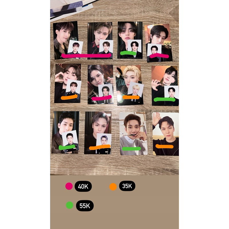 PHOTOCARD SEVENTEEN MEMBERKIT SG24