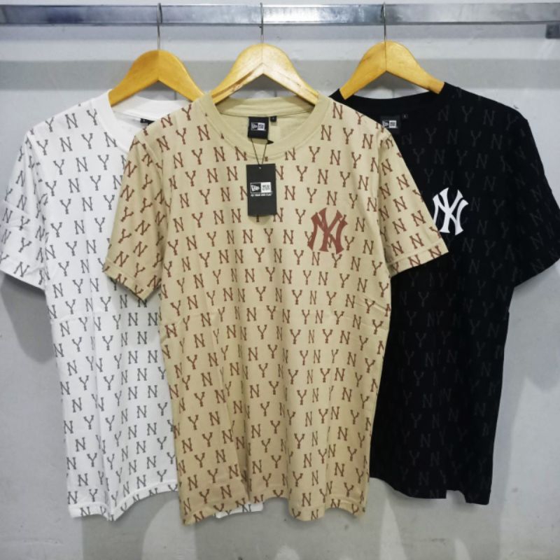 KAOS TSHIRT MLB NEW YORK PRINTING FULL TAG PRIA WANITA, KAOS NY LENGAN PENDEK, GROSIR KAOS DISTRO BA