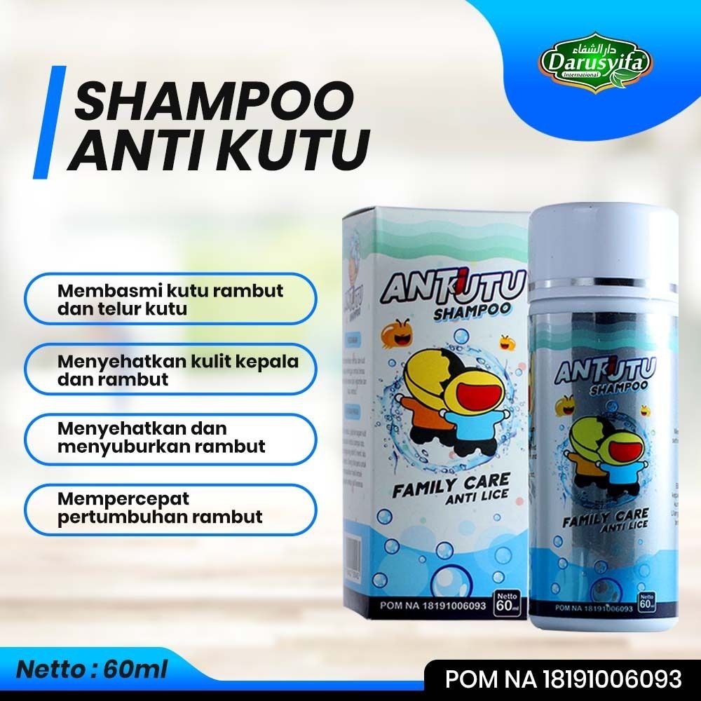 Shampoo Fayolla Shampo Anti Kutu dan ketombe anak anak Antutu 60ml