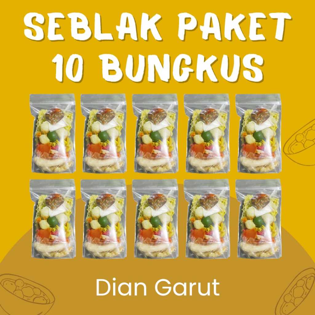 

Seblak Instan Komplit Paket 10 Bungkus