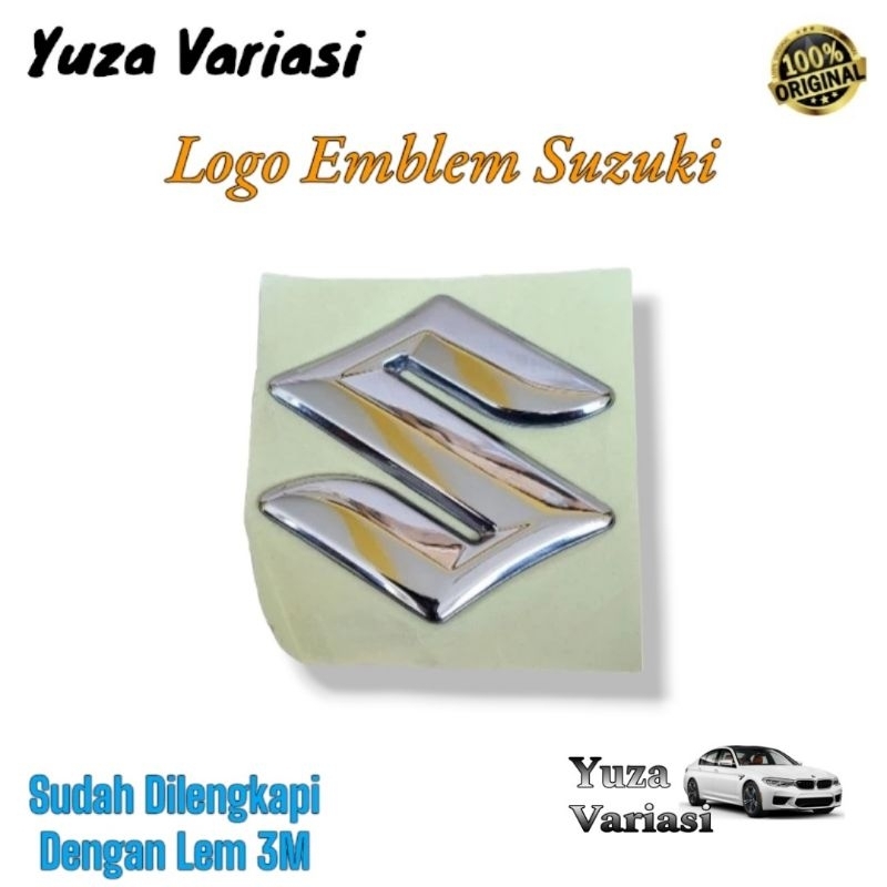 Emblem Logo Suzuki Original/ Logo Emblem Suzuki Grand Vitara S-Presso XL7 New Carry Jimny Baleno Ign