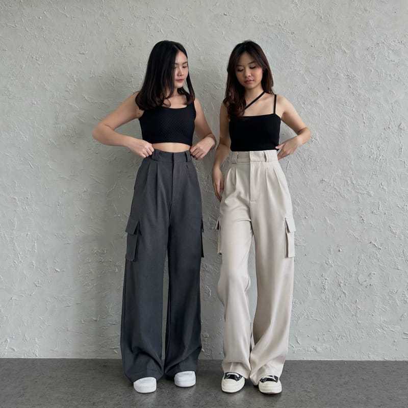 Zia Cargo || Celana Cargo Wanita || Celana Cargo Wanita Kekinian || Celana Cargo