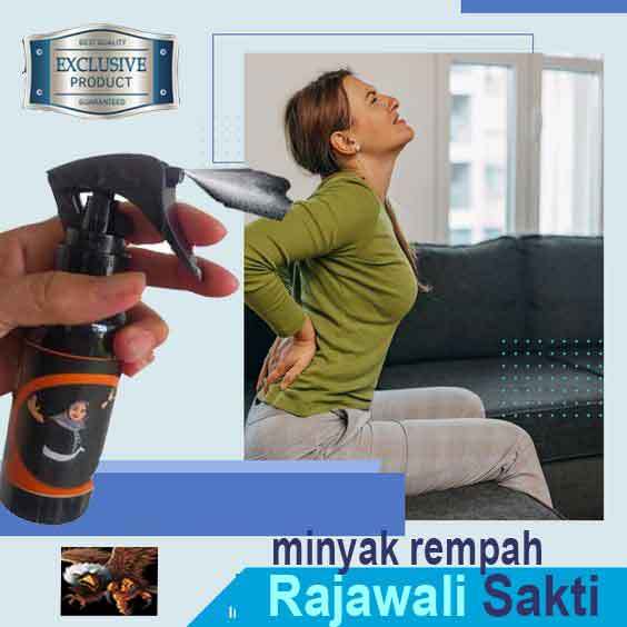 sakit pinggang sebelah kiri pakai Rajawali sakti minyak rempah