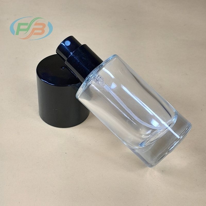 PX 397 Botol Casa Trans 20ml Hitam / Botol Kaca 20ml / Botol Parfum 20ml / Botol 20ml Drat