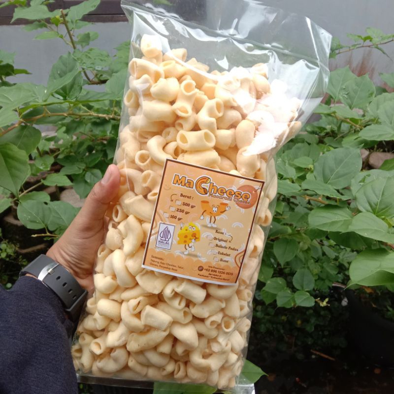 

Makaroni Keju Cheddar MaCheese 500gr