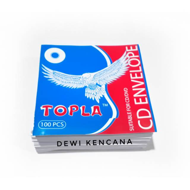 

Amplop Compact Disk (CD) Kertas Merk TOPLA 1 Pak isi 100 Lembar/Tempat Meyimpan Compact Disk