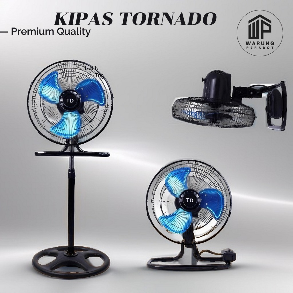 Kipas Angin Tornado Kipas Angin Besi Tornado 3 In 1 | Kipas Angin Duduk Kipas Angin Dinding Besar He