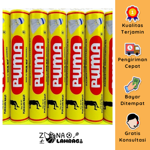 SHUTTLECOCK / KOK PUMA KUNING ORIGINAL 100%