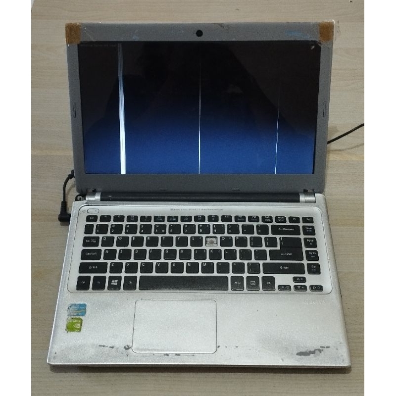 Mesin Laptop Acer Aspire V5-471PG Core I3 double VGA minus tidak mau masuk bios